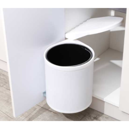 PORTARESIDUOS PUERTA 12L GRIS