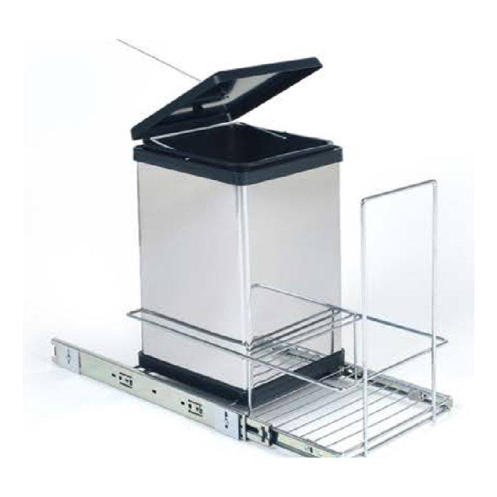 PORTARESIDUOS GRANDE AC INOX