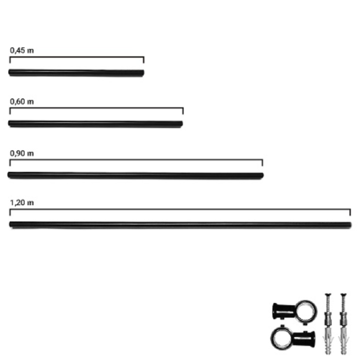 KIT CAÑO CROMO 16x900mm 04-413